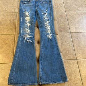 American Eagle Boho artist jeans